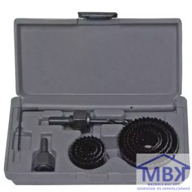 DEDRA körkivágó szett fához 8db, 19-64mm