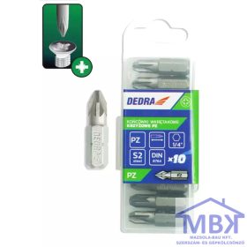 DEDRA csavarhúzó bitek Pozidriv PZ2x25mm