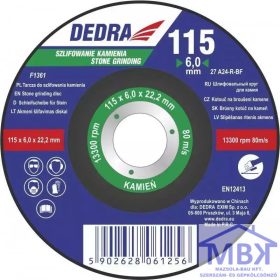 DEDRA vágókorong 230x6,0x22,2 kőre